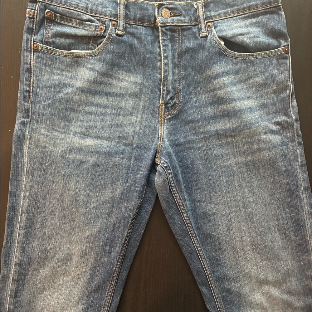 Levi's Men's Straight Fit Blue Jeans 34x34